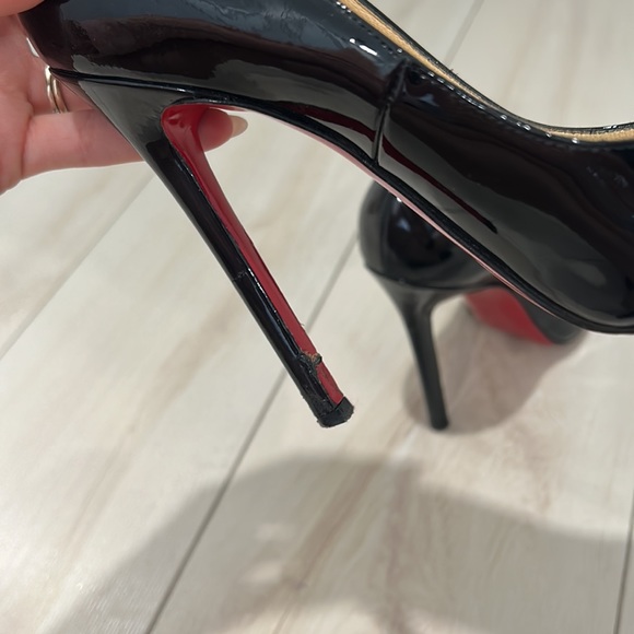 Christian Louboutin Pigalle black size 8 - Picture 4 of 5